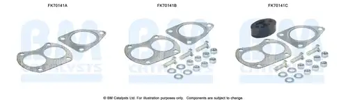 Монтажен комплект, изпускателна система BM CATALYSTS FK70141