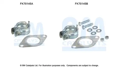Монтажен комплект, изпускателна система BM CATALYSTS FK70145