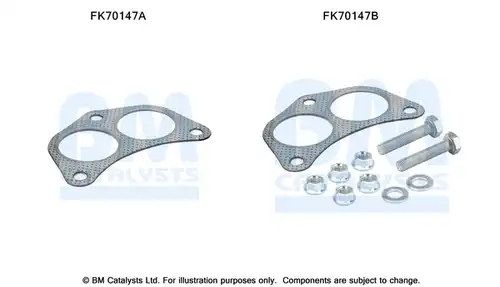 Монтажен комплект, изпускателна система BM CATALYSTS FK70147