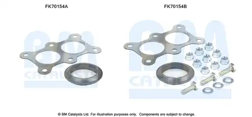 Монтажен комплект, изпускателна система BM CATALYSTS FK70154