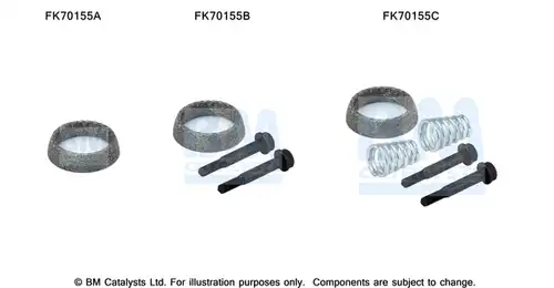 Монтажен комплект, изпускателна система BM CATALYSTS FK70155
