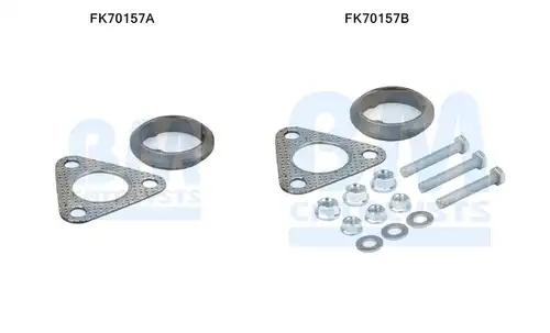 Монтажен комплект, изпускателна система BM CATALYSTS FK70157