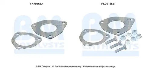 Монтажен комплект, изпускателна система BM CATALYSTS FK70165