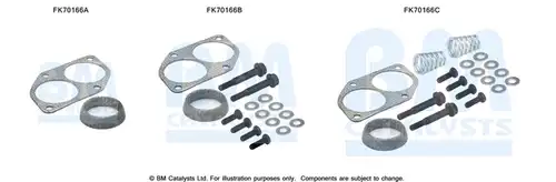 Монтажен комплект, изпускателна система BM CATALYSTS FK70166