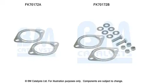 Монтажен комплект, изпускателна система BM CATALYSTS FK70172