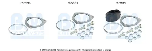 Монтажен комплект, изпускателна система BM CATALYSTS FK70175