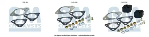 Монтажен комплект, изпускателна система BM CATALYSTS FK70178