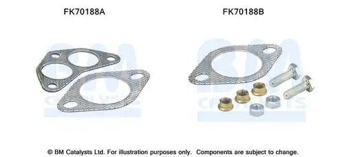 Монтажен комплект, изпускателна система BM CATALYSTS FK70188