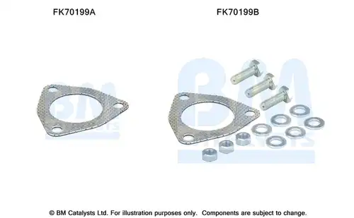 Монтажен комплект, изпускателна система BM CATALYSTS FK70199