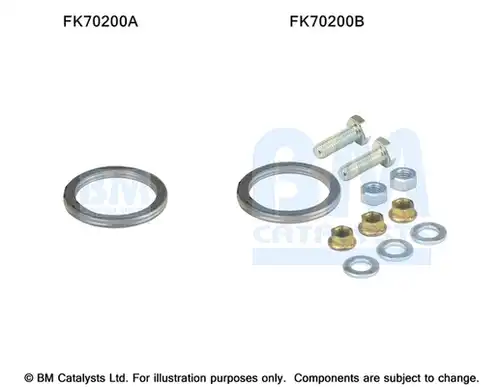 Монтажен комплект, изпускателна система BM CATALYSTS FK70200