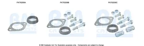 Монтажен комплект, изпускателна система BM CATALYSTS FK70209