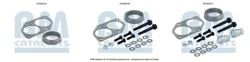 Монтажен комплект, изпускателна система BM CATALYSTS FK70221
