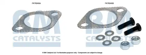 Монтажен комплект, изпускателна система BM CATALYSTS FK70245