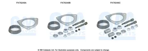 Монтажен комплект, изпускателна система BM CATALYSTS FK70249