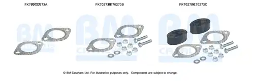 Монтажен комплект, изпускателна система BM CATALYSTS FK70273
