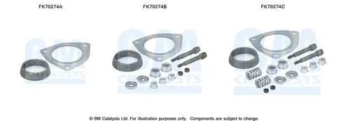 Монтажен комплект, изпускателна система BM CATALYSTS FK70274