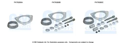Монтажен комплект, изпускателна система BM CATALYSTS FK70280