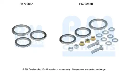 Монтажен комплект, изпускателна система BM CATALYSTS FK70288