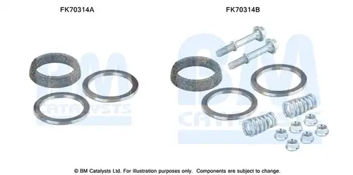 Монтажен комплект, изпускателна система BM CATALYSTS FK70314