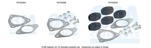 Монтажен комплект, изпускателна система BM CATALYSTS FK70335