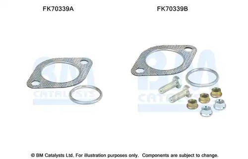 Монтажен комплект, изпускателна система BM CATALYSTS FK70339