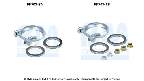 Монтажен комплект, изпускателна система BM CATALYSTS FK70348