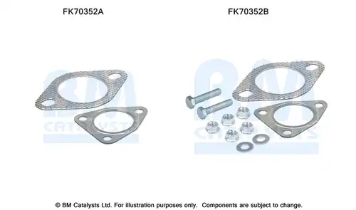 Монтажен комплект, изпускателна система BM CATALYSTS FK70352