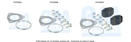 Монтажен комплект, изпускателна система BM CATALYSTS FK70356