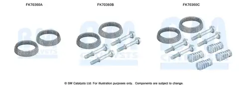 Монтажен комплект, изпускателна система BM CATALYSTS FK70360