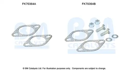 Монтажен комплект, изпускателна система BM CATALYSTS FK70364