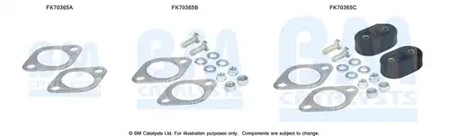 Монтажен комплект, изпускателна система BM CATALYSTS FK70365