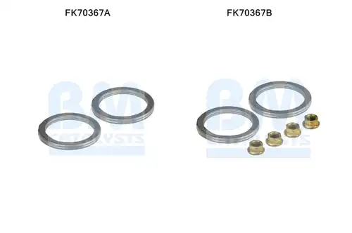 Монтажен комплект, изпускателна система BM CATALYSTS FK70367