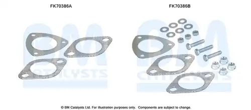 Монтажен комплект, изпускателна система BM CATALYSTS FK70386