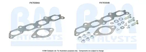 Монтажен комплект, изпускателна система BM CATALYSTS FK70394