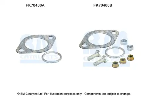 Монтажен комплект, изпускателна система BM CATALYSTS FK70400