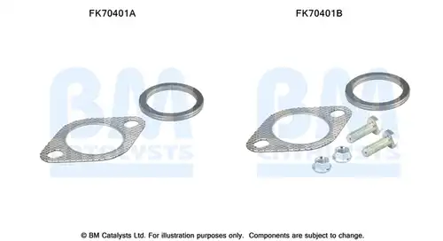 Монтажен комплект, изпускателна система BM CATALYSTS FK70401