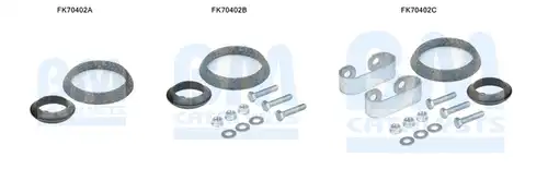 Монтажен комплект, изпускателна система BM CATALYSTS FK70402