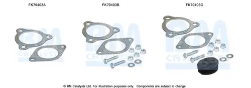 Монтажен комплект, изпускателна система BM CATALYSTS FK70403