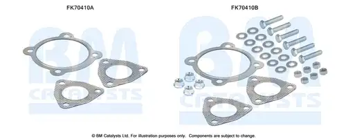 Монтажен комплект, изпускателна система BM CATALYSTS FK70410