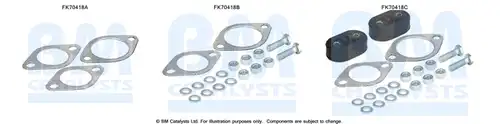 Монтажен комплект, изпускателна система BM CATALYSTS FK70418
