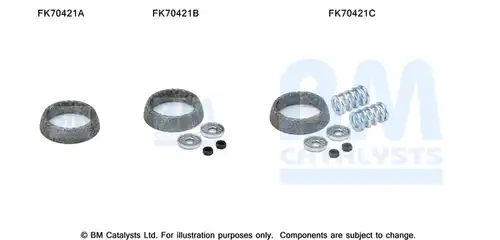 Монтажен комплект, изпускателна система BM CATALYSTS FK70421