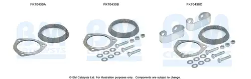 Монтажен комплект, изпускателна система BM CATALYSTS FK70430