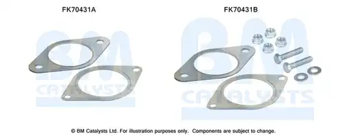 Монтажен комплект, изпускателна система BM CATALYSTS FK70431