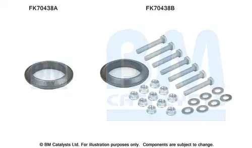 Монтажен комплект, изпускателна система BM CATALYSTS FK70438