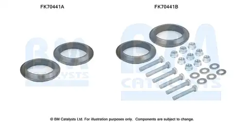 Монтажен комплект, изпускателна система BM CATALYSTS FK70441