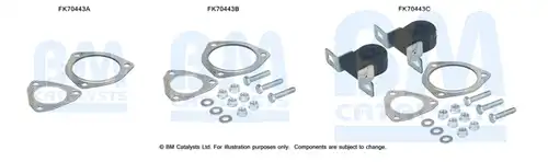 Монтажен комплект, изпускателна система BM CATALYSTS FK70443