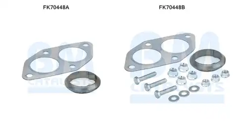 Монтажен комплект, изпускателна система BM CATALYSTS FK70448