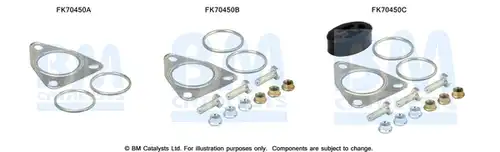 Монтажен комплект, изпускателна система BM CATALYSTS FK70450