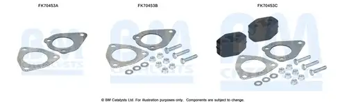 Монтажен комплект, изпускателна система BM CATALYSTS FK70453