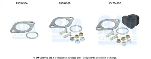 Монтажен комплект, изпускателна система BM CATALYSTS FK70456